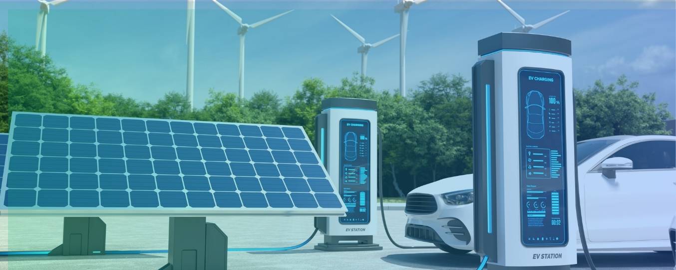 borne électrique solaire